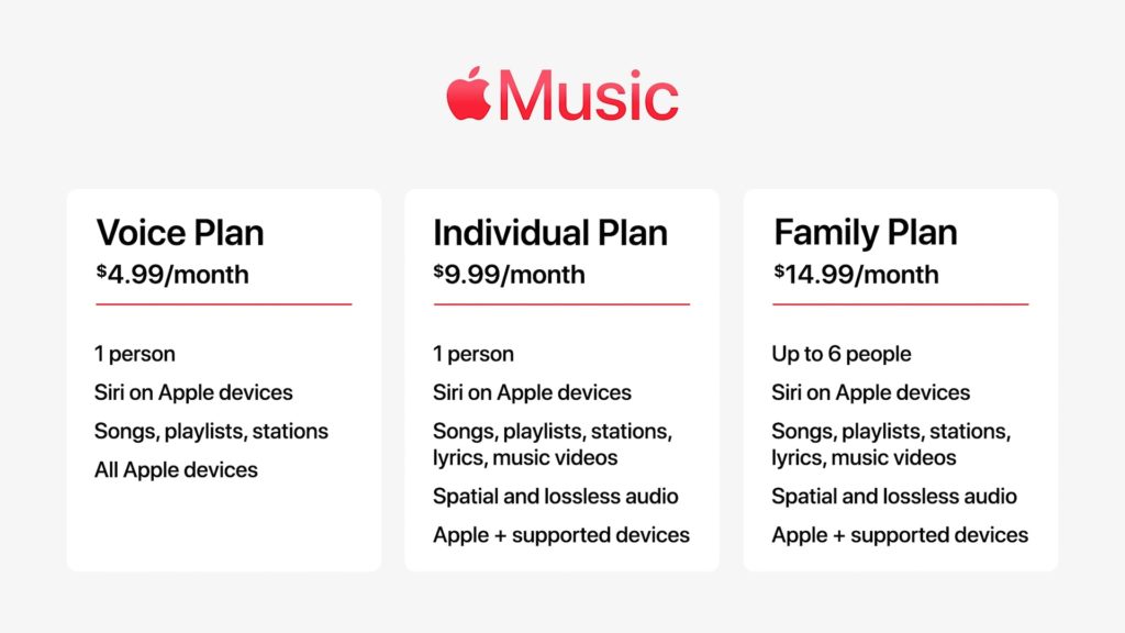Voice Plan | Apple Music
