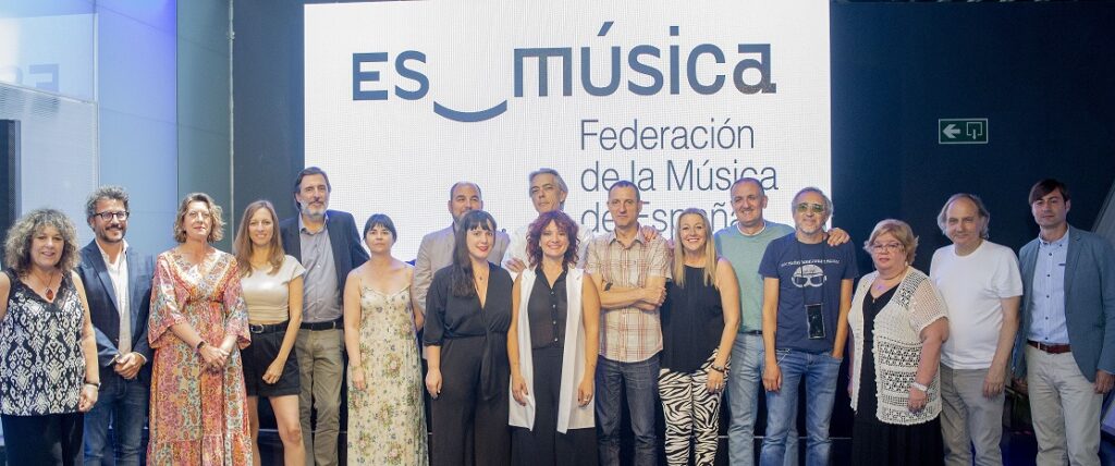 Miembros de ES_MÚSICA, federación que impulsa el estudio sobre la exportación de la música española